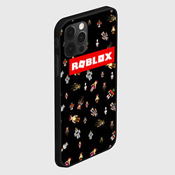 Чехол для iPhone 12 Pro Max ROBLOX PATTERN РОБЛОКС Z, цвет: 3D-черный — фото 2