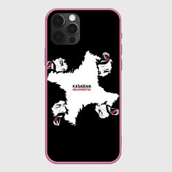 Чехол для iPhone 12 Pro Max KASABIAN, цвет: 3D-малиновый