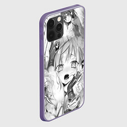 Чехол для iPhone 12 Pro Max Full Dive RPG Manga, цвет: 3D-серый — фото 2