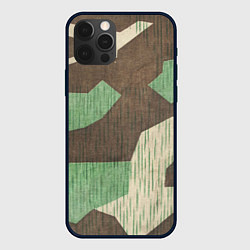 Чехол iPhone 12 Pro Max Камуфляж хаки армейский