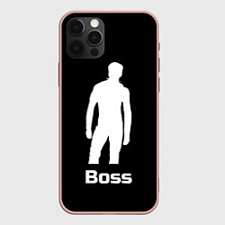 Чехол iPhone 12 Pro Max Boss of the gym on black