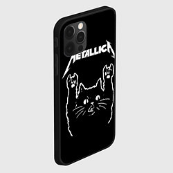 Чехол для iPhone 12 Pro Max METALLICA МЕТАЛЛИКА, цвет: 3D-черный — фото 2