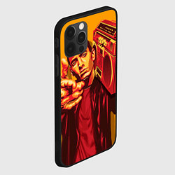 Чехол для iPhone 12 Pro Max Эминем с бумбоксом, цвет: 3D-черный — фото 2
