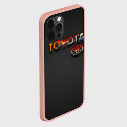 Чехол для iPhone 12 Pro Max TOYOTA SHARDS, цвет: 3D-светло-розовый — фото 2