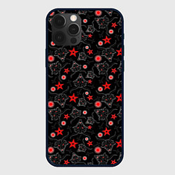 Чехол для iPhone 12 Pro Max Сатана, цвет: 3D-черный