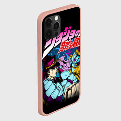 Чехол для iPhone 12 Pro Max Джотаро Star Platinum, JoJos Bizarre Adventure, цвет: 3D-светло-розовый — фото 2