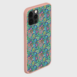 Чехол для iPhone 12 Pro Max Стиль Турецких Огурцов, цвет: 3D-светло-розовый — фото 2