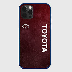 Чехол iPhone 12 Pro Max TOYOTA RED GRUNGE