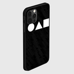 Чехол для iPhone 12 Pro Max Игра в кальмара: Фигуры, цвет: 3D-черный — фото 2