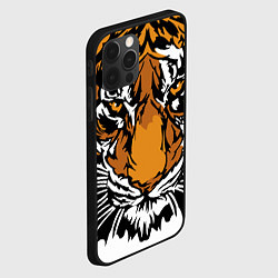 Чехол для iPhone 12 Pro Max Взгляд хозяина джунглей, цвет: 3D-черный — фото 2