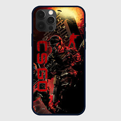 Чехол iPhone 12 Pro Max CS GO SPECIAL OPERATION RED ALERT SKIN КС ГО КРАСН