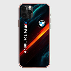 Чехол iPhone 12 Pro Max BMW M PERFORMANCE NEON БМВ М НЕОН