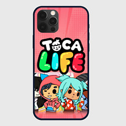 Чехол для iPhone 12 Pro Max Toca Life, цвет: 3D-черный