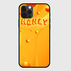 Чехол для iPhone 12 Pro Max Медовая волна Honey wave, цвет: 3D-черный