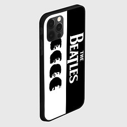 Чехол для iPhone 12 Pro Max The Beatles черно - белый партер, цвет: 3D-черный — фото 2