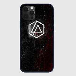 Чехол для iPhone 12 Pro Max Linkin Park Logo Линкин Парк, цвет: 3D-черный