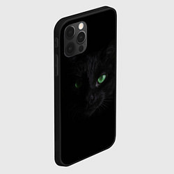 Чехол для iPhone 12 Pro Max Хочу быть кошкой, цвет: 3D-черный — фото 2