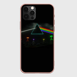 Чехол для iPhone 12 Pro Max ПИНК ФЛОЙД PINK FLOYD LOGO, цвет: 3D-светло-розовый