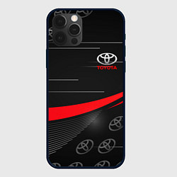 Чехол iPhone 12 Pro Max ТОЙОТА TOYOTA RED LINES