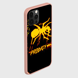 Чехол для iPhone 12 Pro Max The Prodigy логотип, цвет: 3D-светло-розовый — фото 2