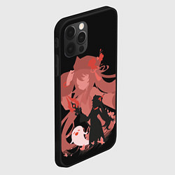 Чехол для iPhone 12 Pro Max Genshin Impact Hu Tao Tao, цвет: 3D-черный — фото 2