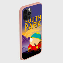 Чехол для iPhone 12 Pro Max Эпичный Картман в горах Южный Парк, цвет: 3D-светло-розовый — фото 2