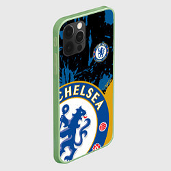 Чехол для iPhone 12 Pro Max ЧЕЛСИ CHELSEA GOLDEN LOGO, цвет: 3D-салатовый — фото 2