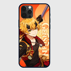 Чехол для iPhone 12 Pro Max Genshin Impact, Тома, цвет: 3D-черный