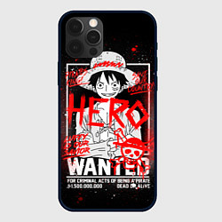 Чехол для iPhone 12 Pro Max One Piece: Разыскивается Манки Д Лаффи, цвет: 3D-черный