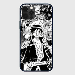 Чехол для iPhone 12 Pro Max Ван Пис, One Piece, манга, цвет: 3D-черный