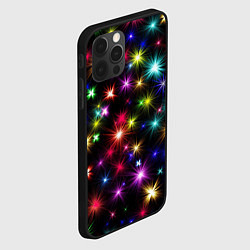 Чехол для iPhone 12 Pro Max ПРАЗДНИЧНЫЕ ОГОНЬКИ, цвет: 3D-черный — фото 2