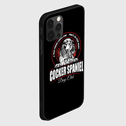 Чехол для iPhone 12 Pro Max Кокер-Спаниель Cocker Spaniel, цвет: 3D-черный — фото 2