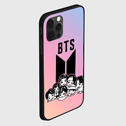 Чехол для iPhone 12 Pro Max BTS БТС БИТИЭС СОЛИСТЫ, цвет: 3D-черный — фото 2