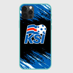 Чехол для iPhone 12 Pro Max KSI ICELAND - сборная, цвет: 3D-мятный