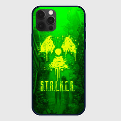 Чехол iPhone 12 Pro Max STALKER LOGO RADIATOIN NEON TOXIC