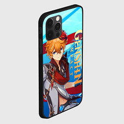 Чехол для iPhone 12 Pro Max Геншин импакт: Тарталья, цвет: 3D-черный — фото 2