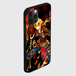 Чехол для iPhone 12 Pro Max Геншин импакт: Тома, цвет: 3D-черный — фото 2