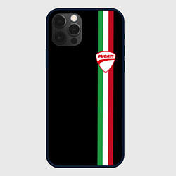 Чехол iPhone 12 Pro Max DUCATI MOTOCYCLE ITALY LINE