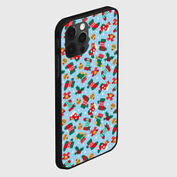 Чехол для iPhone 12 Pro Max Christmas Background, цвет: 3D-черный — фото 2
