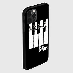 Чехол для iPhone 12 Pro Max THE BEATLES ЗНАМЕНИТАЯ КАРТИНКА, цвет: 3D-черный — фото 2