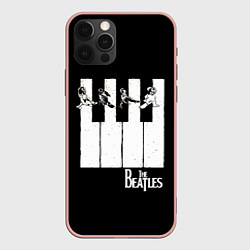 Чехол iPhone 12 Pro Max THE BEATLES ЗНАМЕНИТАЯ КАРТИНКА