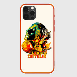 Чехол iPhone 12 Pro Max Группа Led Zeppelin арт