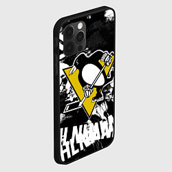 Чехол для iPhone 12 Pro Max Питтсбург Пингвинз Pittsburgh Penguins, цвет: 3D-черный — фото 2