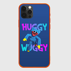 Чехол для iPhone 12 Pro Max Huggy Wuggy: Зубастый монстр, цвет: 3D-красный