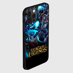 Чехол для iPhone 12 Pro Max LEAGUE OF LEGENDS ЛИГА ЛЕГЕНД ГЕРОИ, цвет: 3D-черный — фото 2