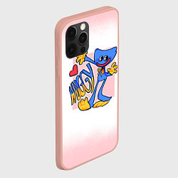 Чехол для iPhone 12 Pro Max HUGGY, цвет: 3D-светло-розовый — фото 2