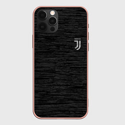 Чехол для iPhone 12 Pro Max Juventus Asphalt theme, цвет: 3D-светло-розовый