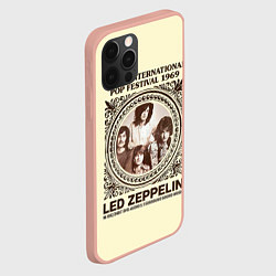 Чехол для iPhone 12 Pro Max Led Zeppelin - Texas International Pop Festival 19, цвет: 3D-светло-розовый — фото 2