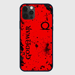 Чехол iPhone 12 Pro Max God of War Брызги крови