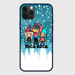 Чехол iPhone 12 Pro Max Новогодний Toca Boca